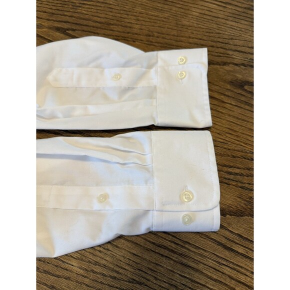 Lauren Ralph Lauren Mens White Button Down Long Sleeve Shirt XL 17 1/2 32/33 - Picture 12 of 12
